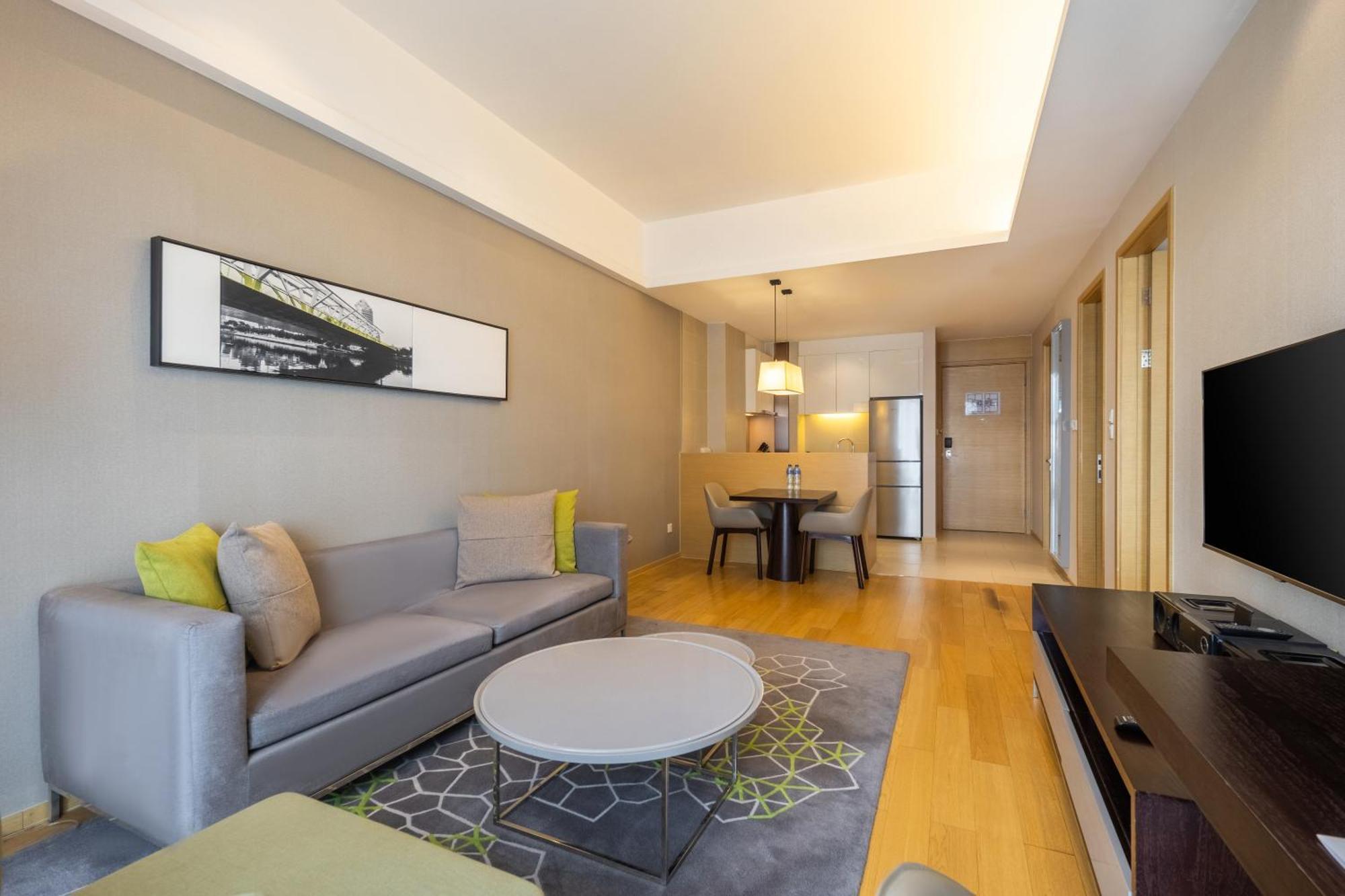 Cm Service Apartment Tianjin Exteriör bild